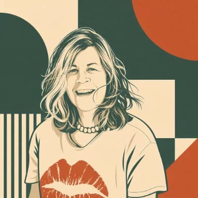 Illustriertes Porträt von Susanne Dahn
